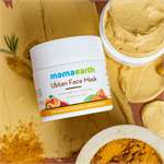 Mamaearth Ubtan Face Mask with Saffron and Turmeric for Skin Brightening and Tan Removal 